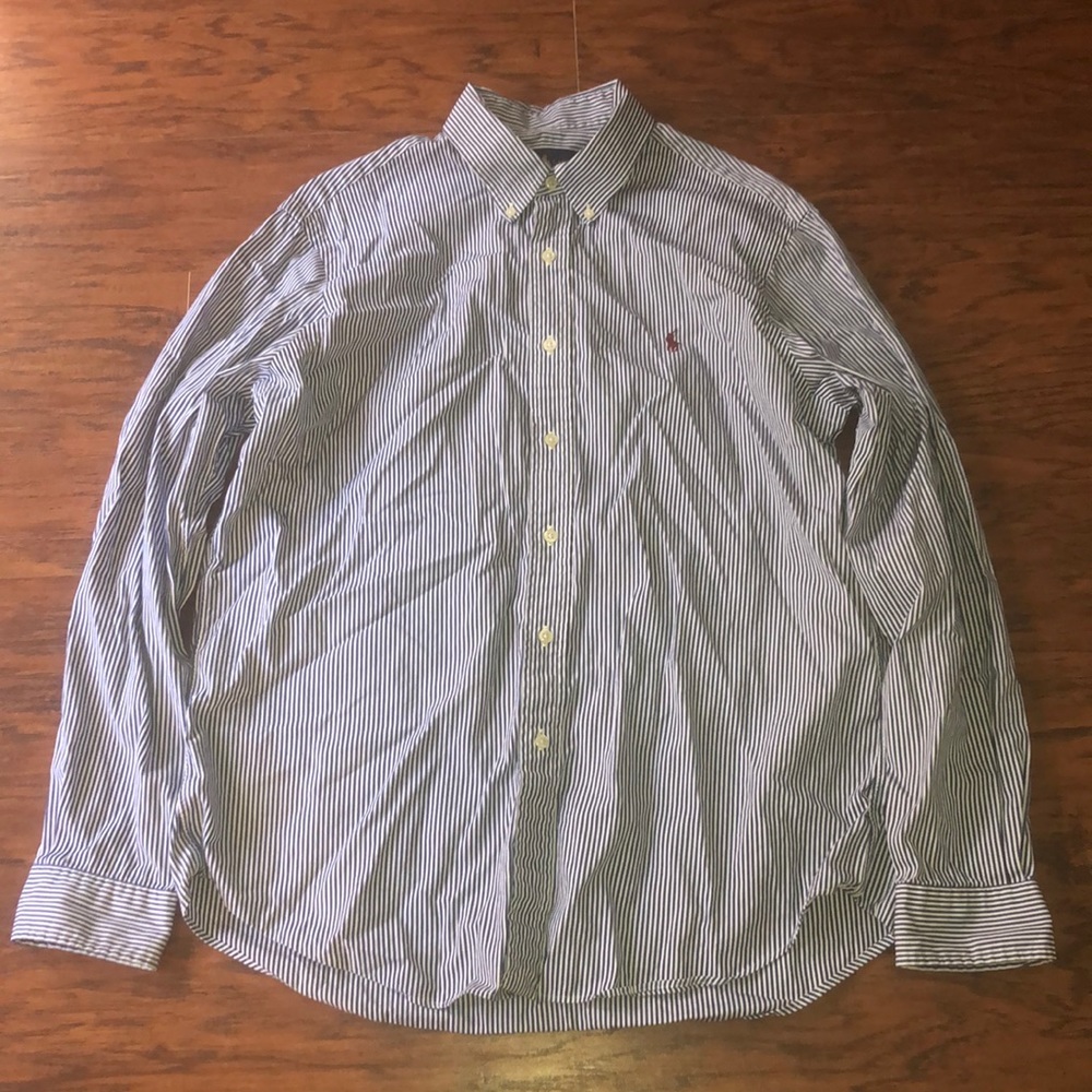 Ralph Lauren Large striped shirt blue